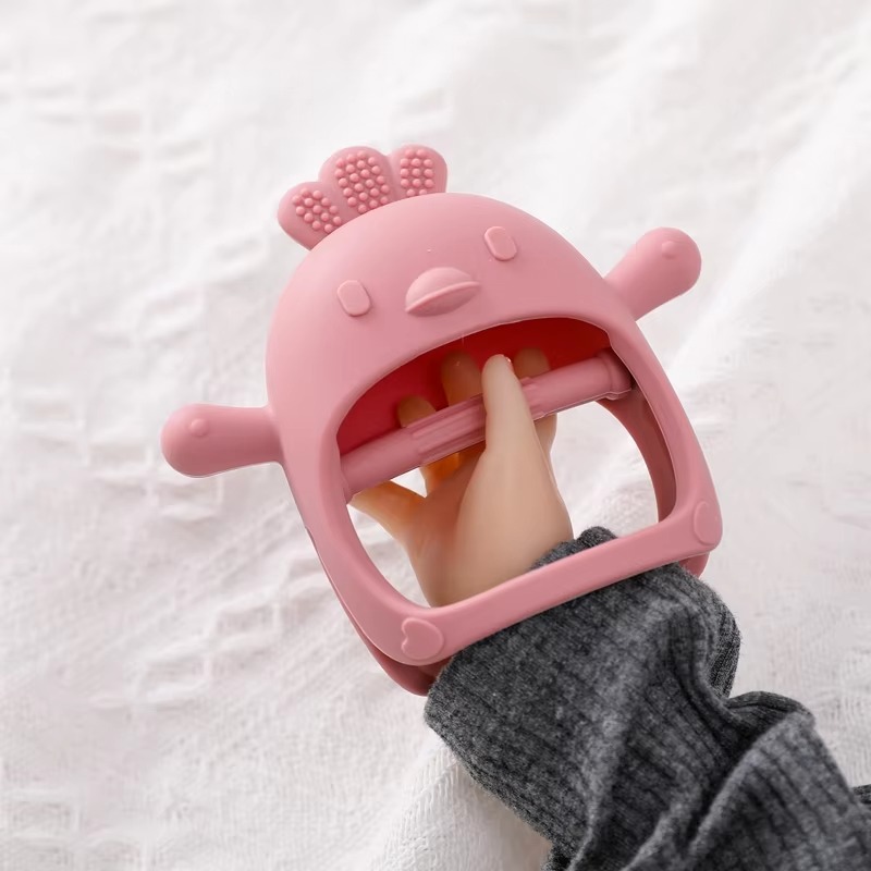 Handsker til bideringe til babyer