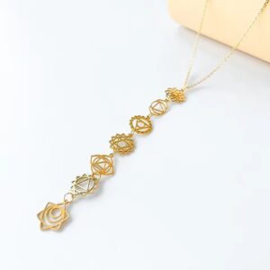 Halskæde med syv chakraer