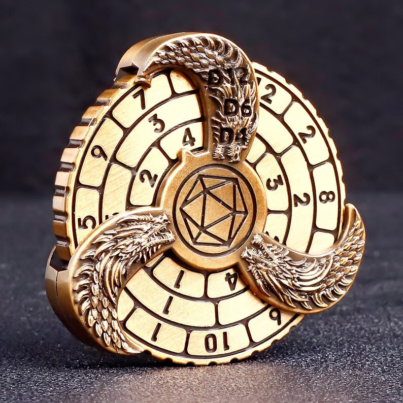 Gyro spinner terninger