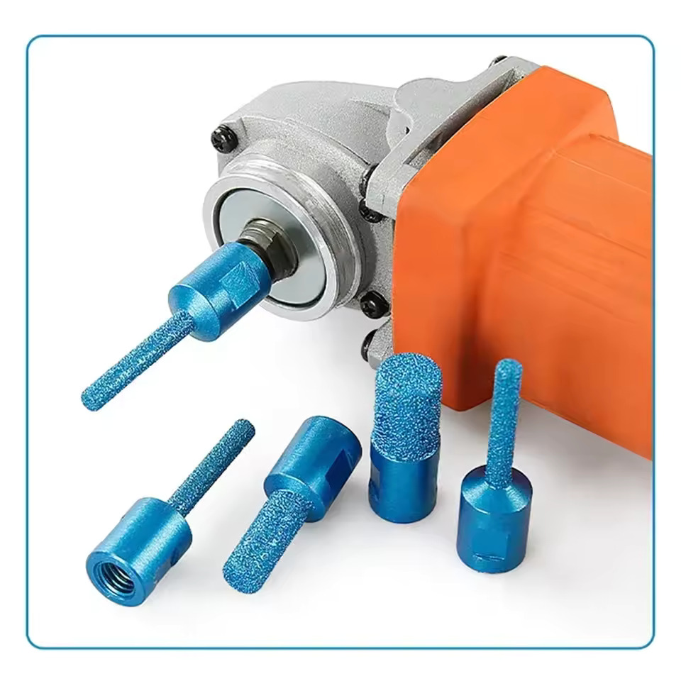 Slibehoved med diamant