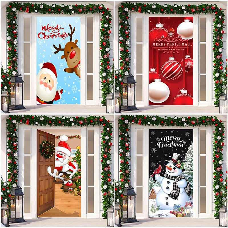 Dørdekoration til jul