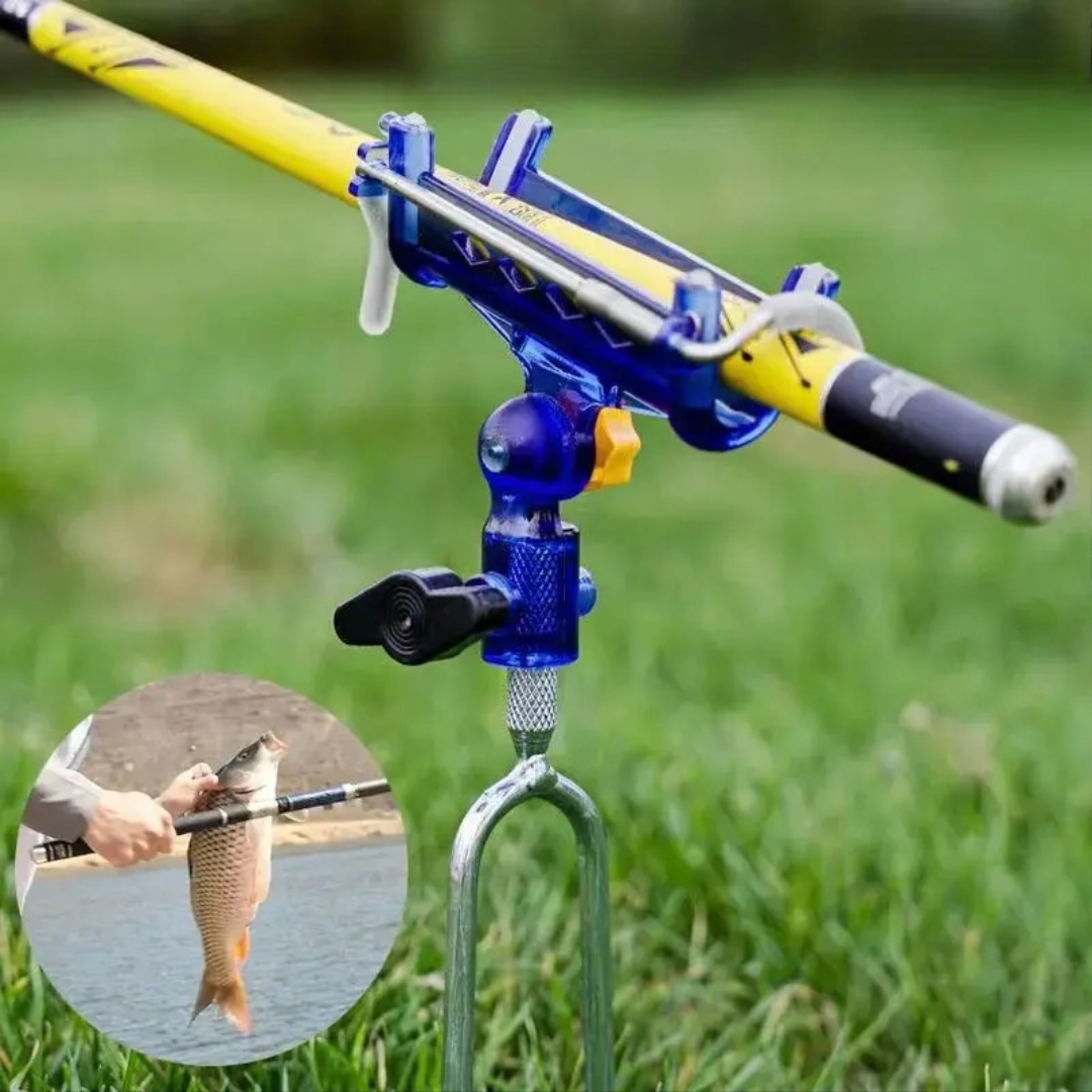 Stangholder med automatisk lås