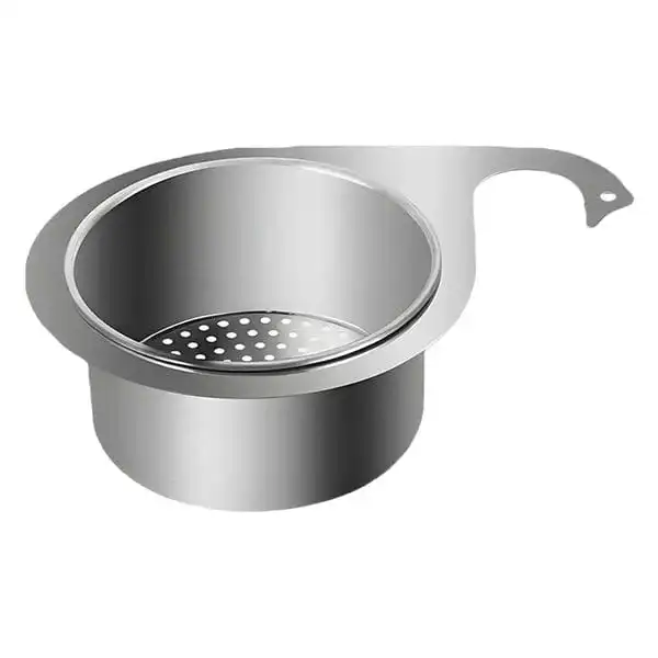 Swan sink strainer