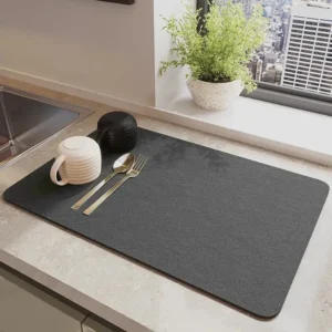Dish drying mat