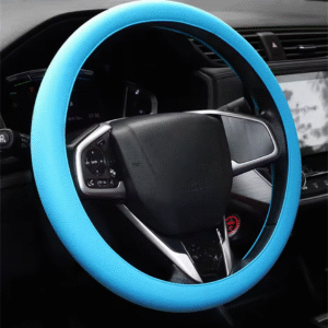 Silicone steering wheel cover