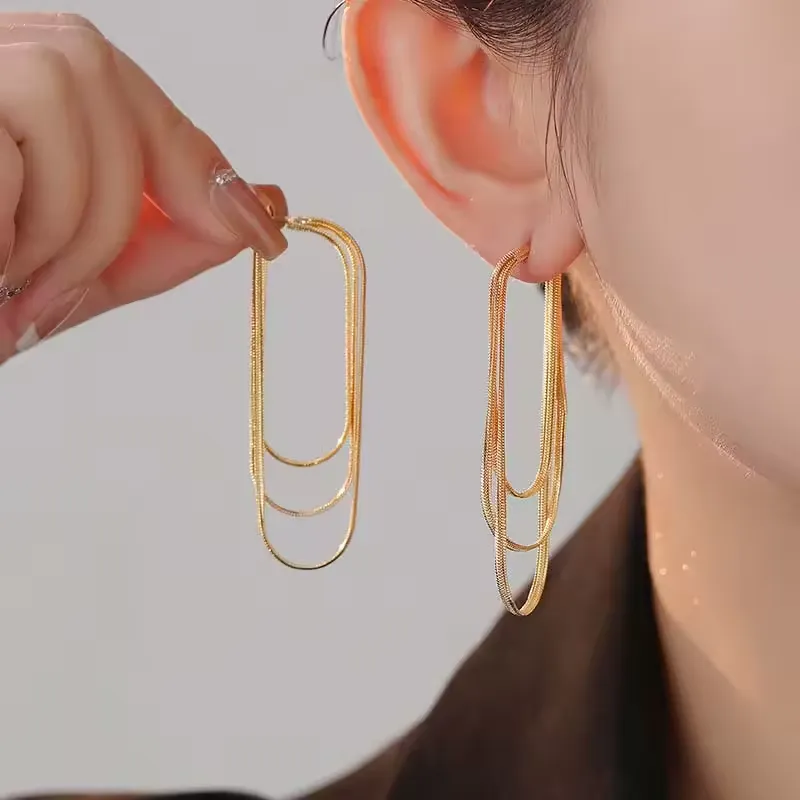 Tassel dangle earrings
