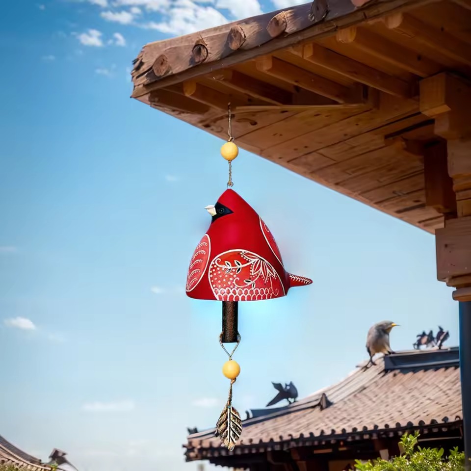 Bird wind chime