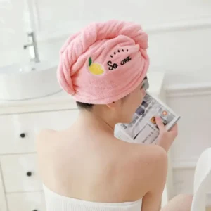 Wet hair towel