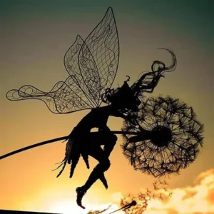 Fairy garden sculpture