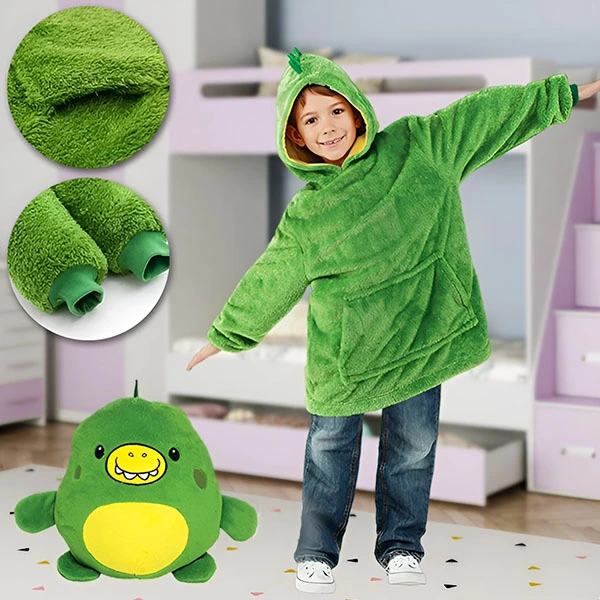 Hoodie blanket toy