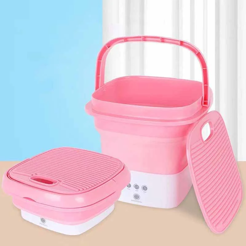 Folding washing machine