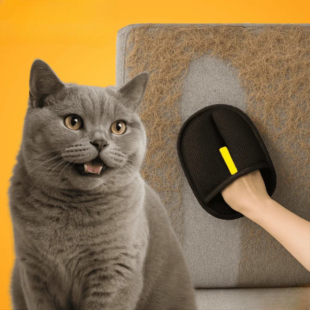 Pet's hair removal gloves