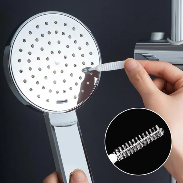 Shower head cleaners