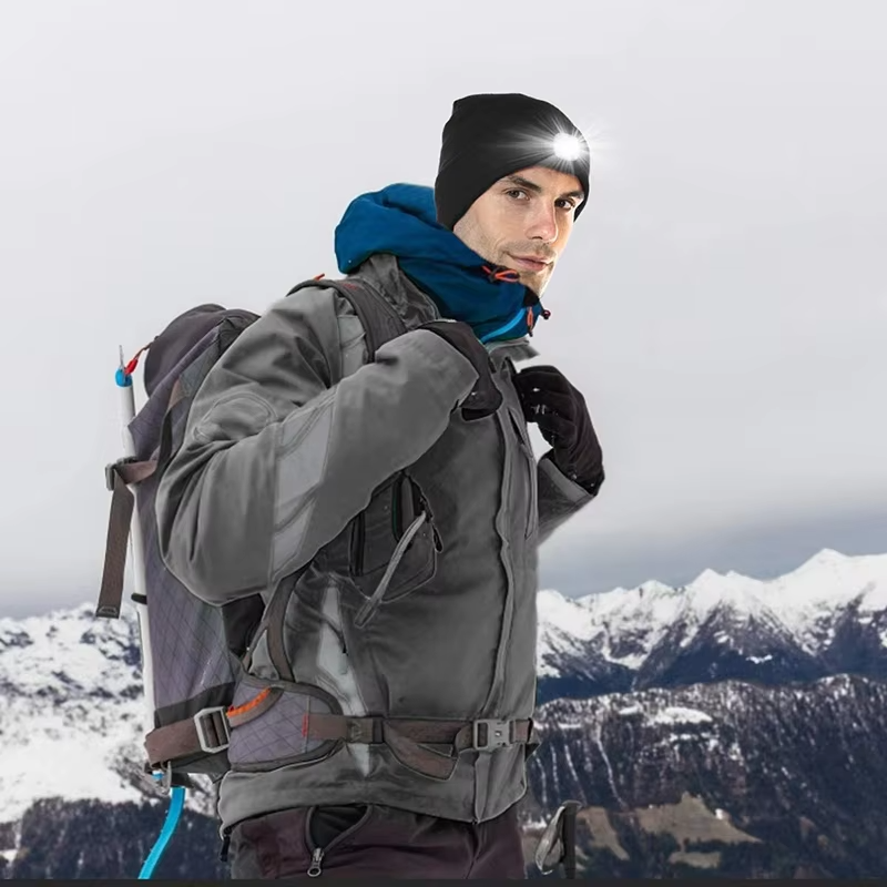 LED light beanie