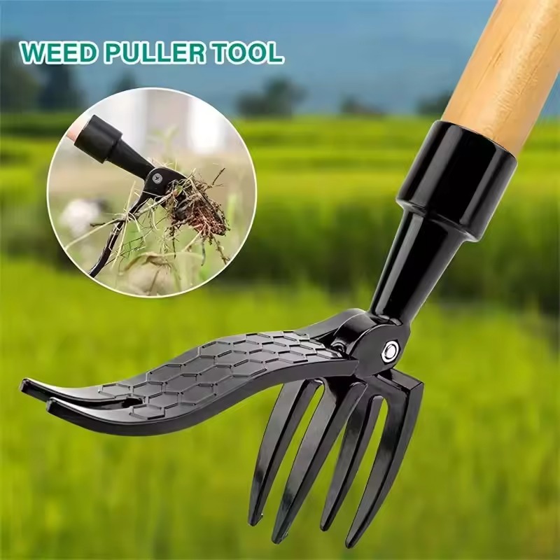Weed puller tool