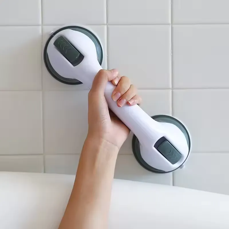 Suction grab bar