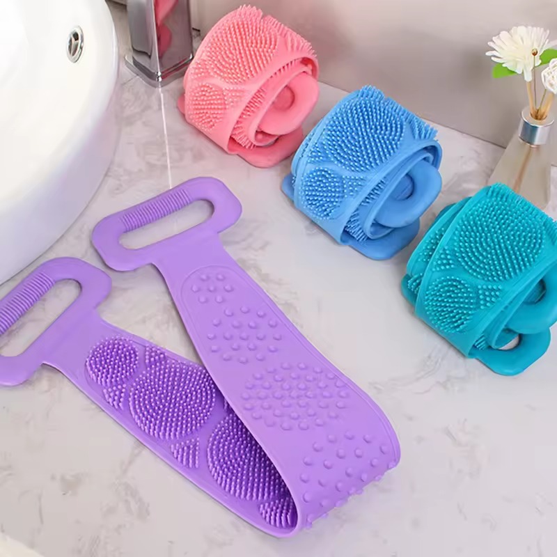 Silicone shower brush