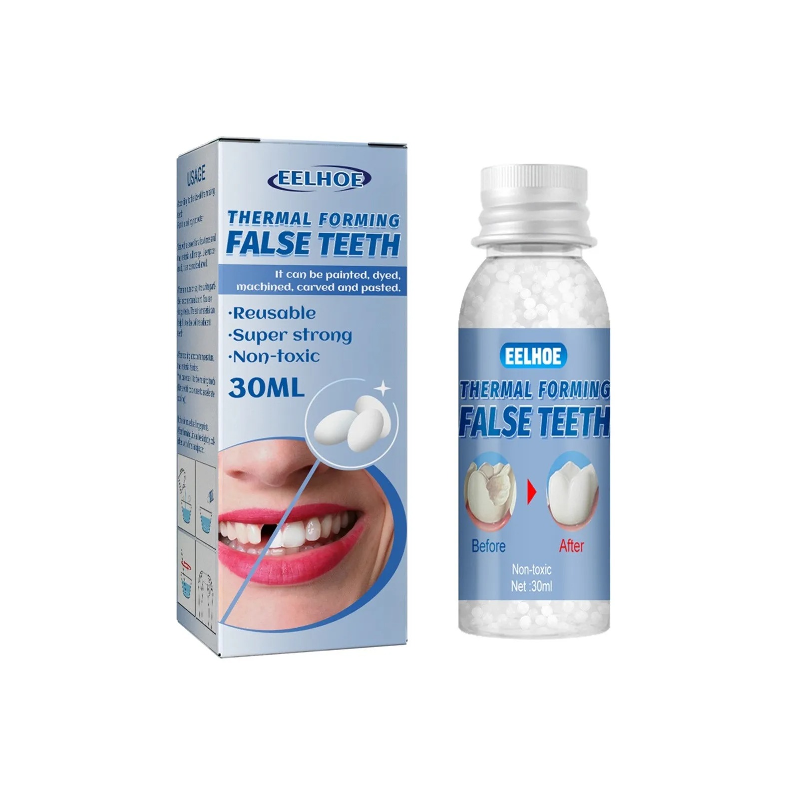Tooth repair granules