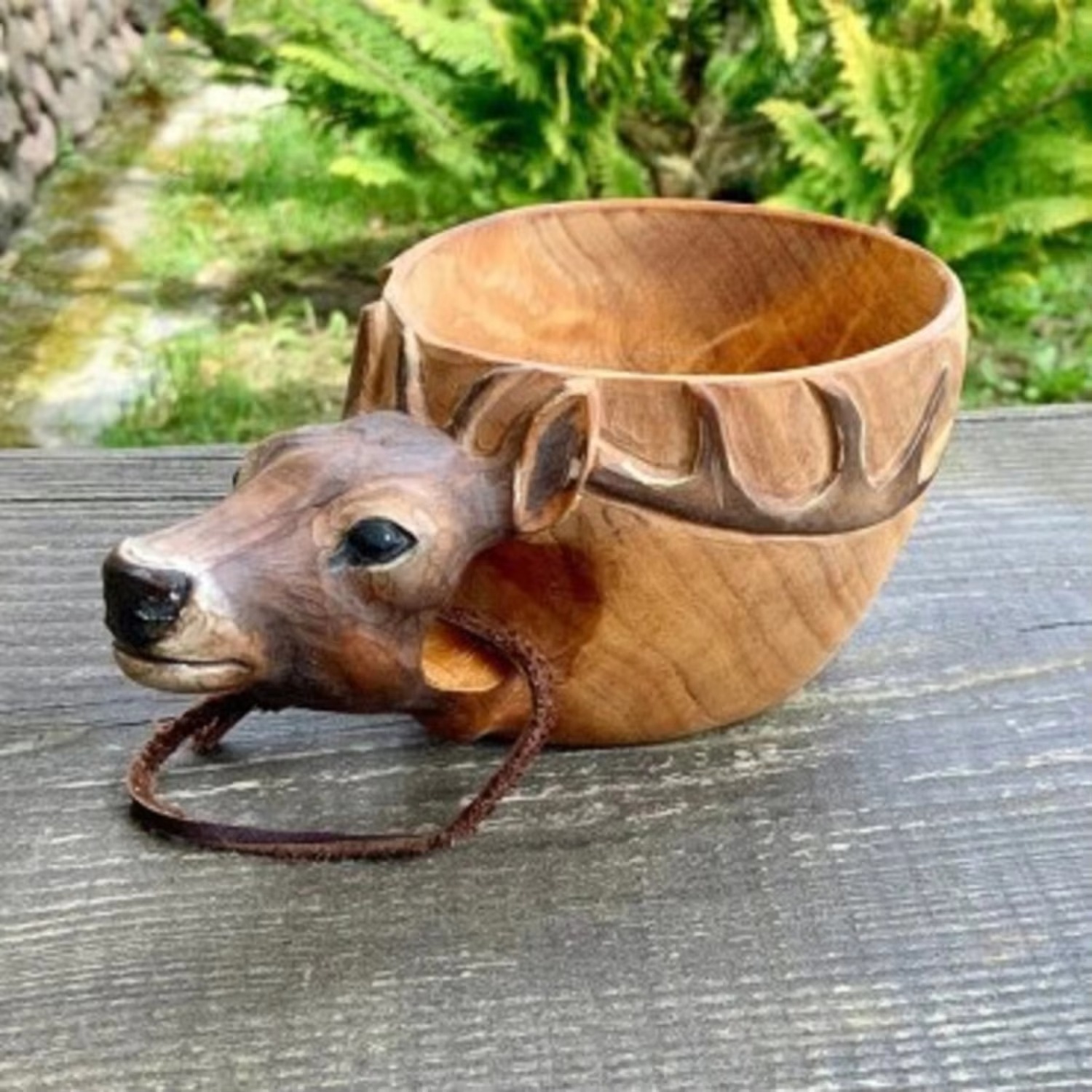 Wooden mug