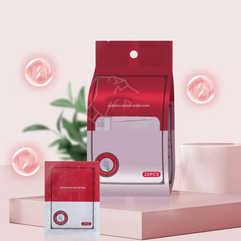 Stain removal wet wipes