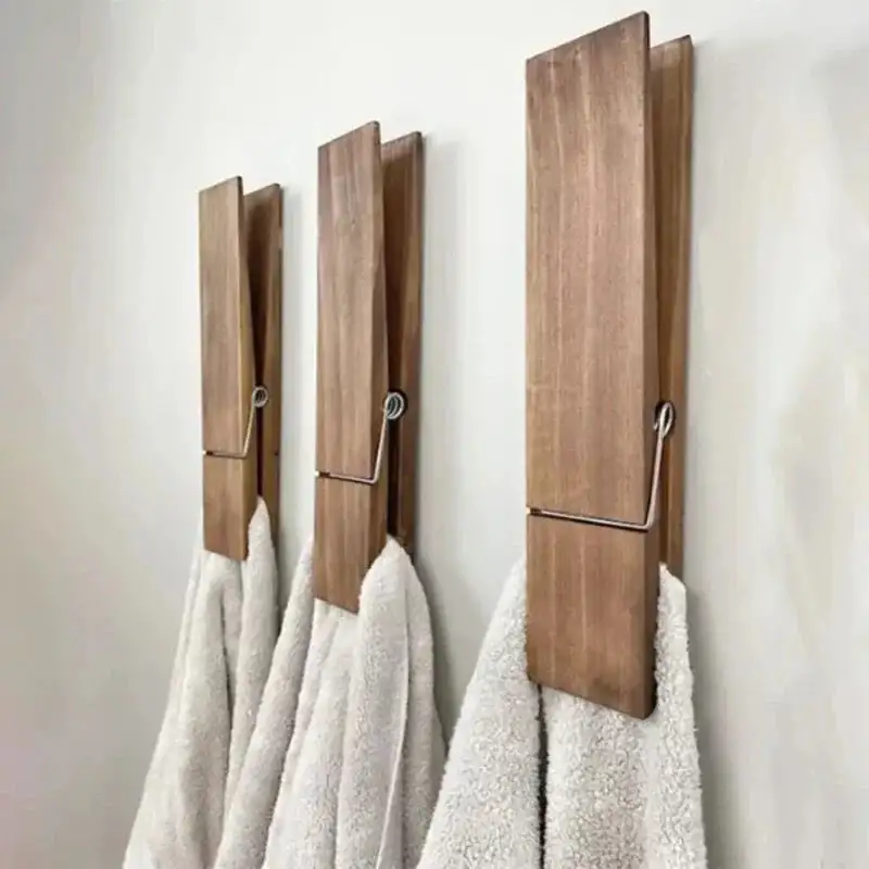 Clothespin hanger