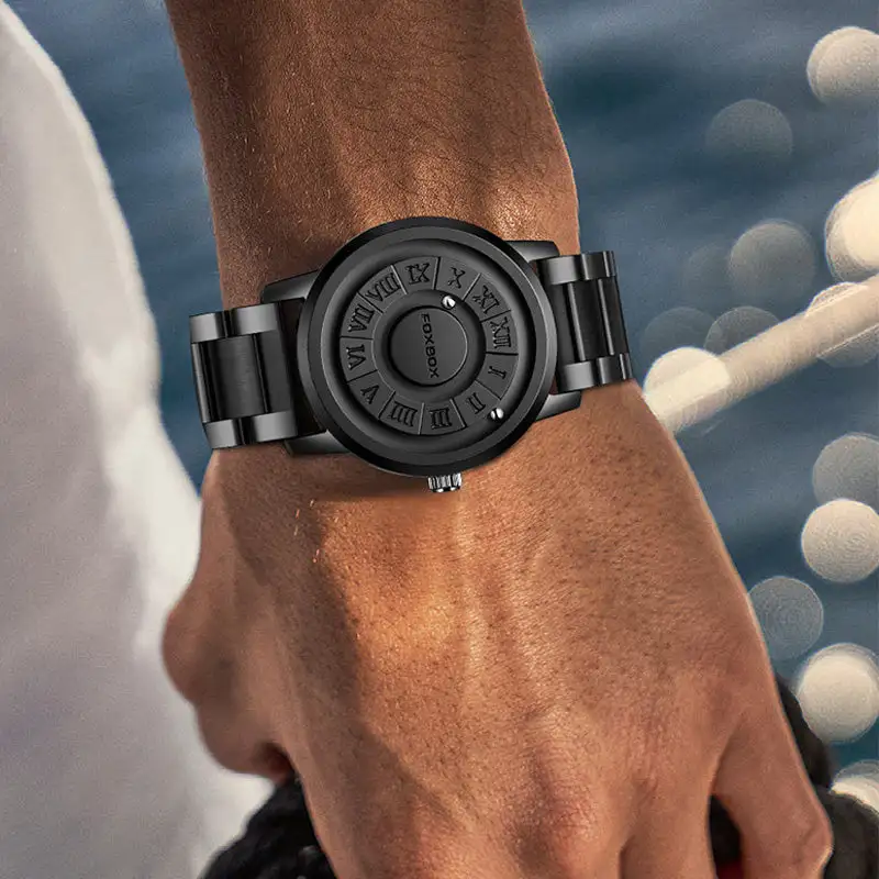 Magnetic levitation watch