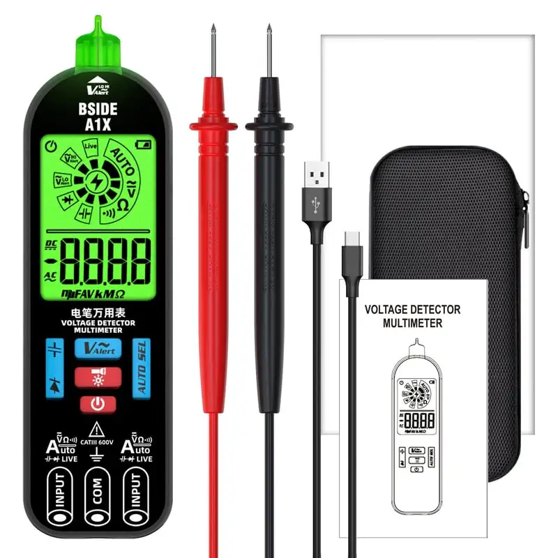 Flashlight multimeter