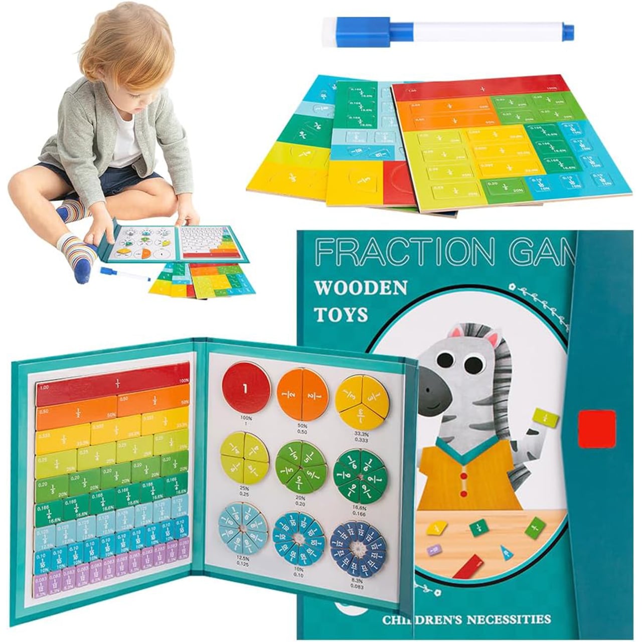 Magnetic fraction learning set