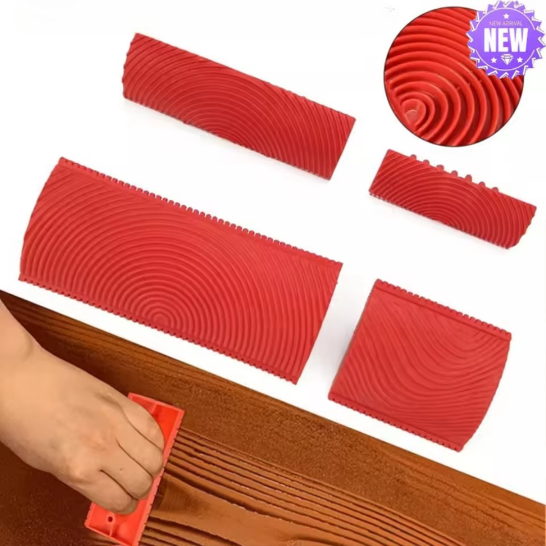 Wood texture roller (2 pcs)