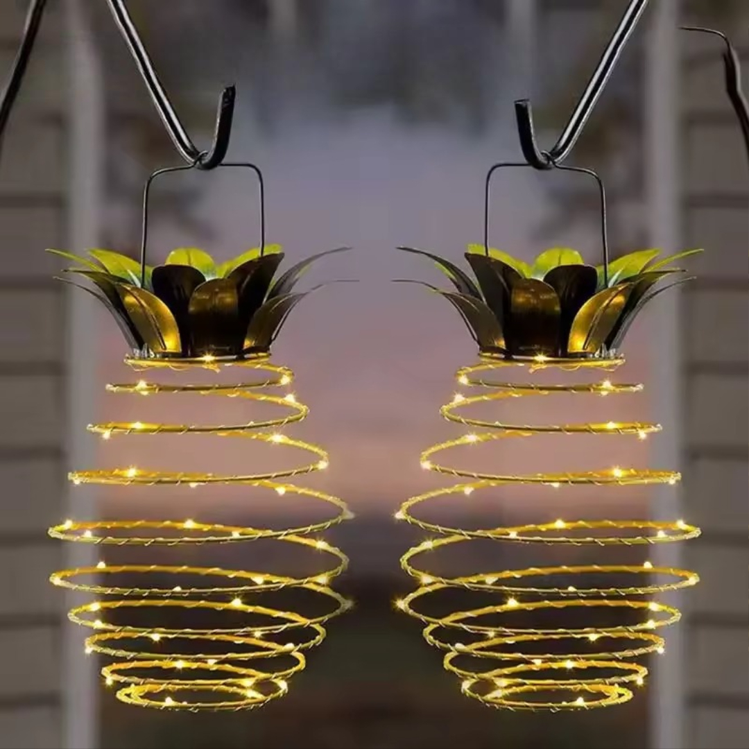 Hanging pineapple light