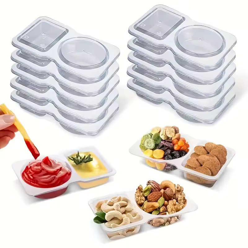 Double compartment container