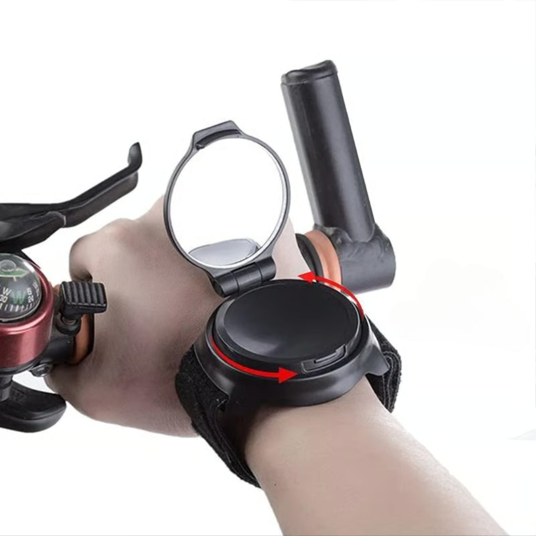 Wrist bike mirror