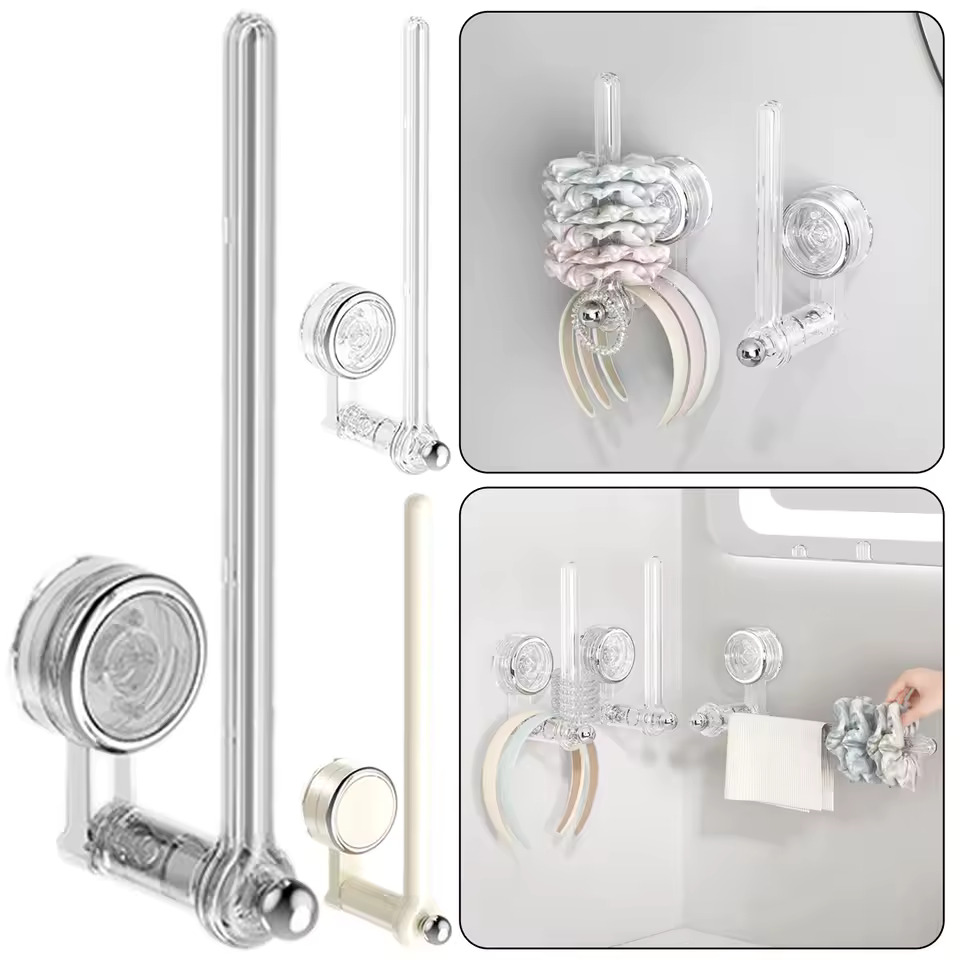 Suction cup hanging rod