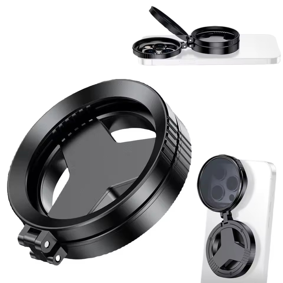 2-in-1 magnetic CPL and star filter lens
