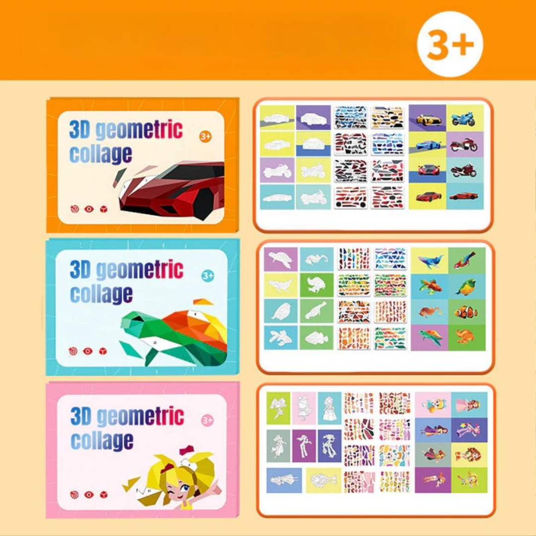 Puzzle sticker book