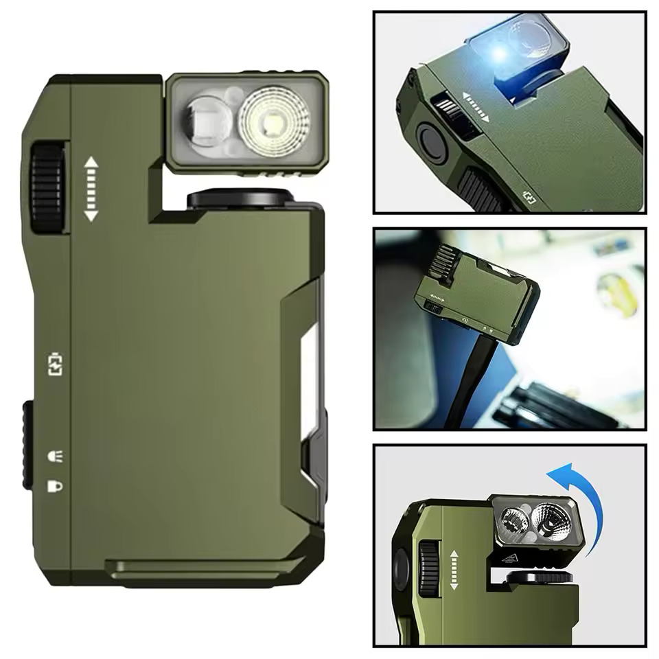 Magnetic EDC flashlight