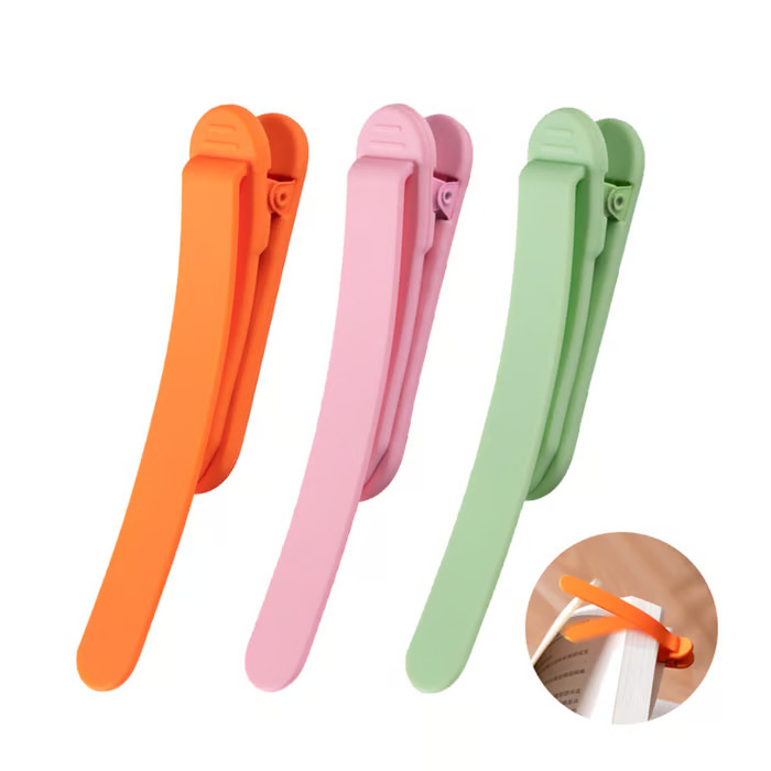 Smart silicone bookmark (6 pcs)
