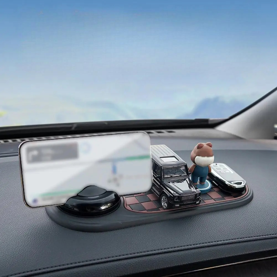 Multifunctional anti-slip car mat