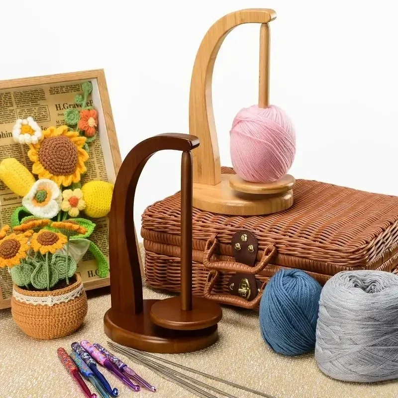 Wooden yarn winder