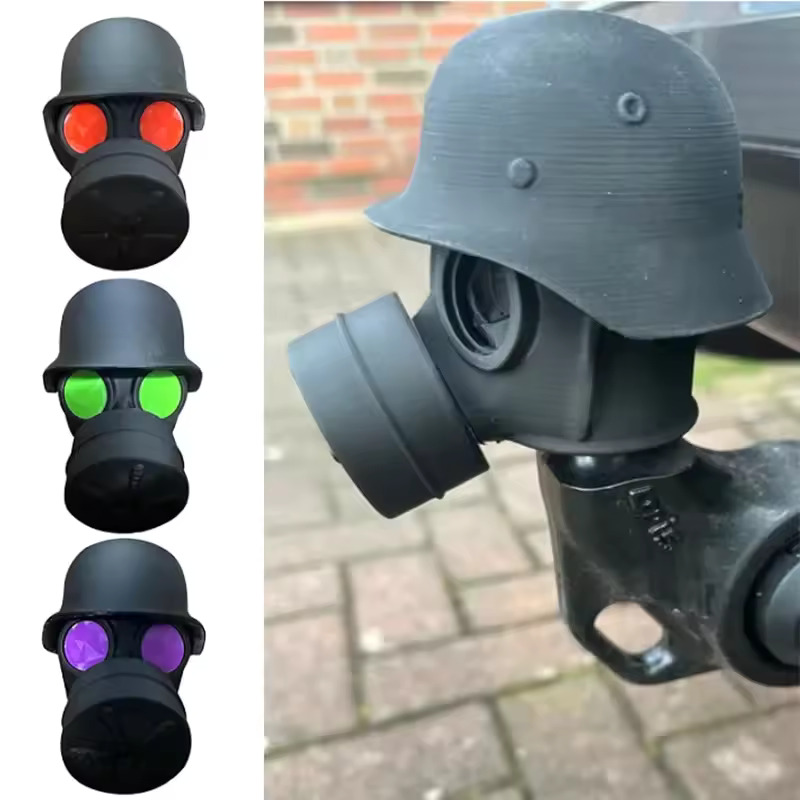 Gas mask cap