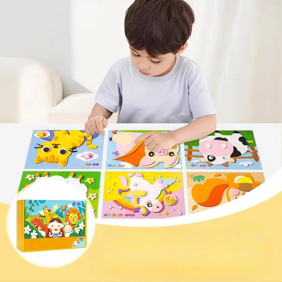 DIY 3D sticker craft set