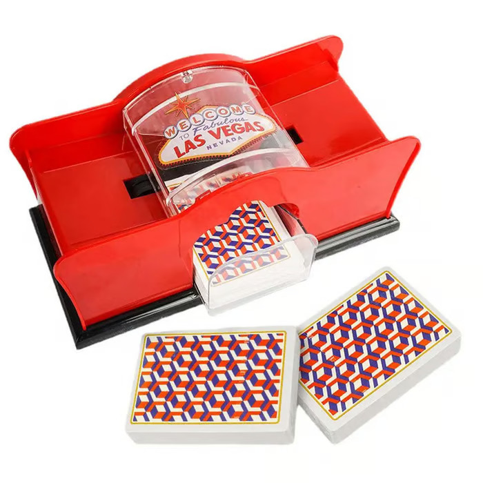 Manual card shuffler