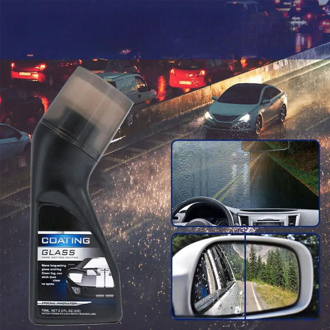 Micromolecular anti-fog coating wiper