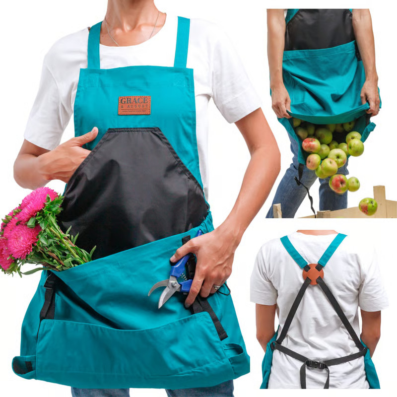 Multifunctional gardening apron