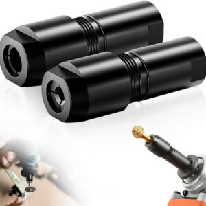 Angle grinder to straight grinder adapter