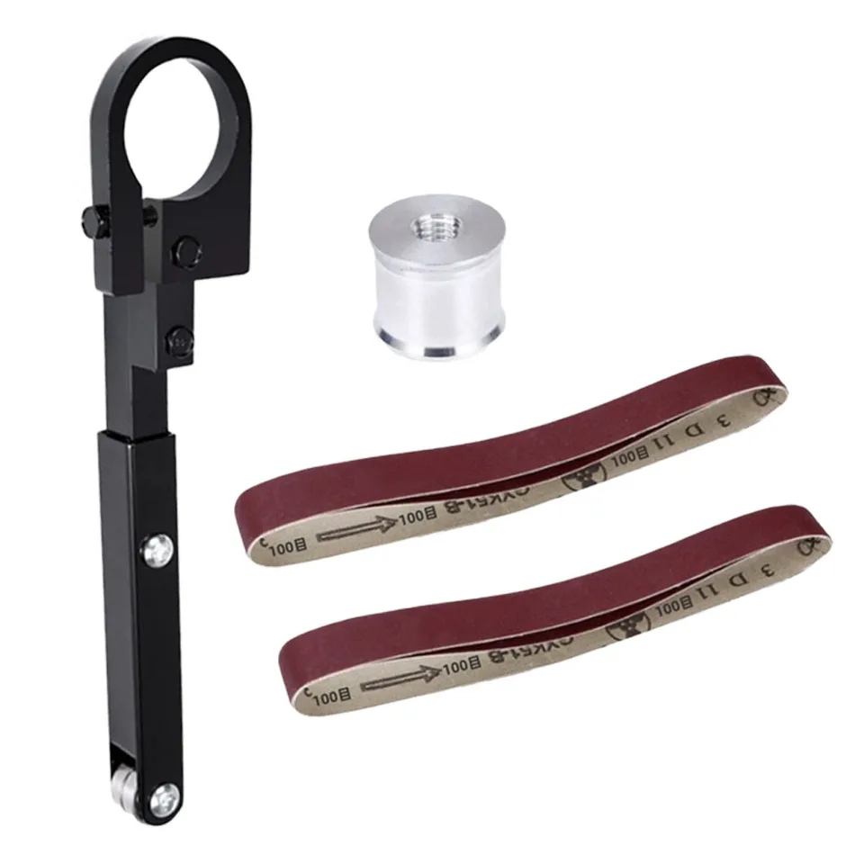 Angle grinding sand belt machine