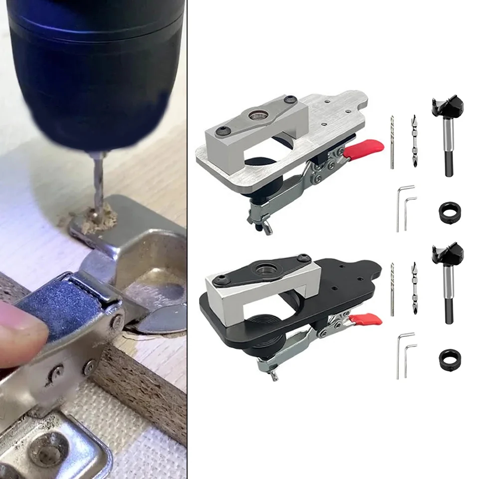 Hinge hole locator set