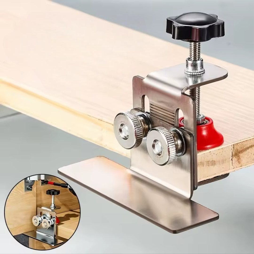 Quick install cabinet door tool