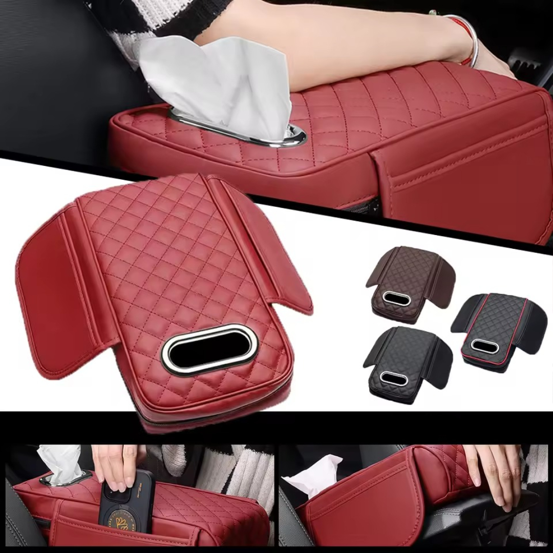 Armrest storage cover