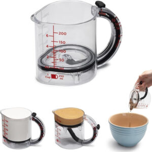 4-in-1 adjustable measuring cup